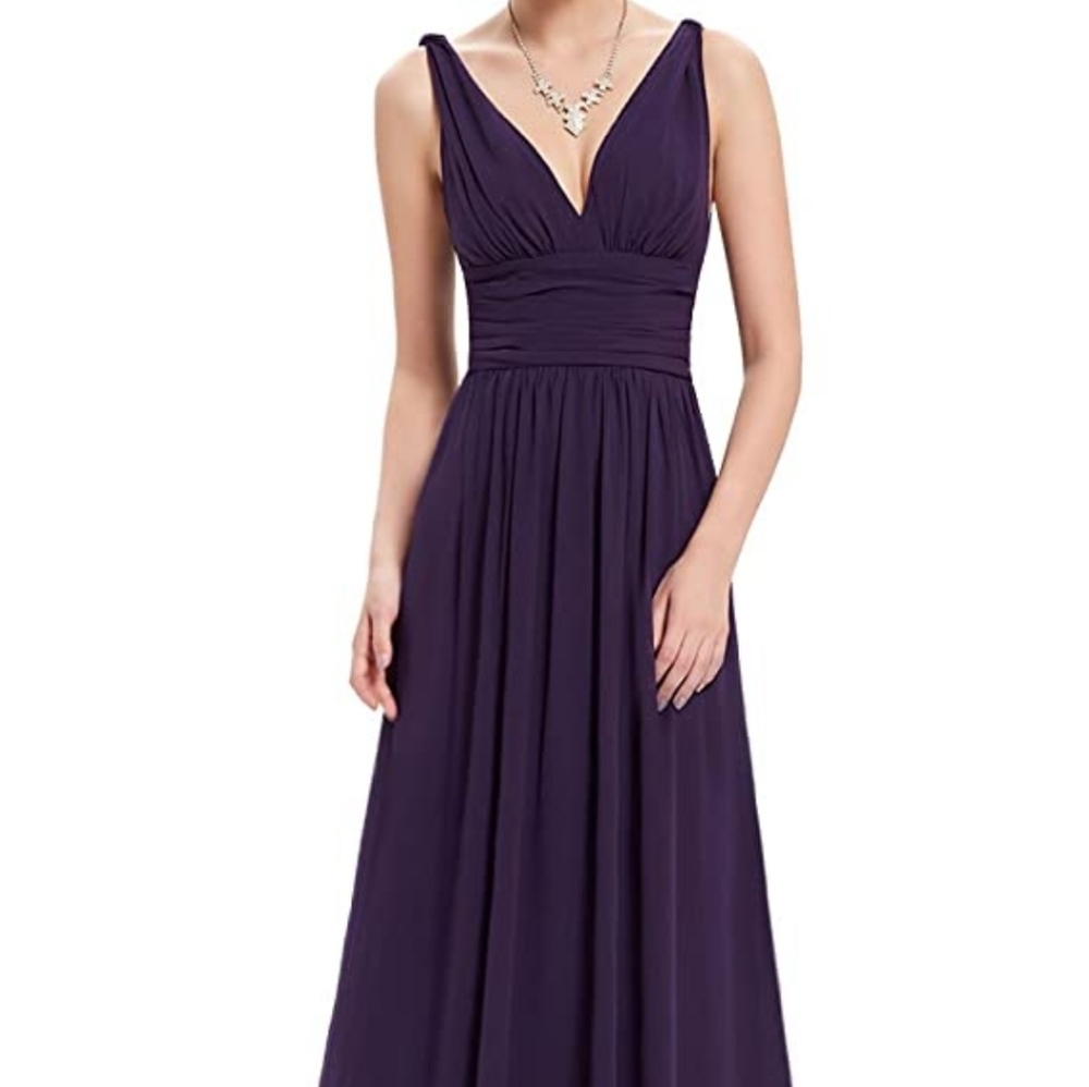 Plum bridesmaid dress size 16